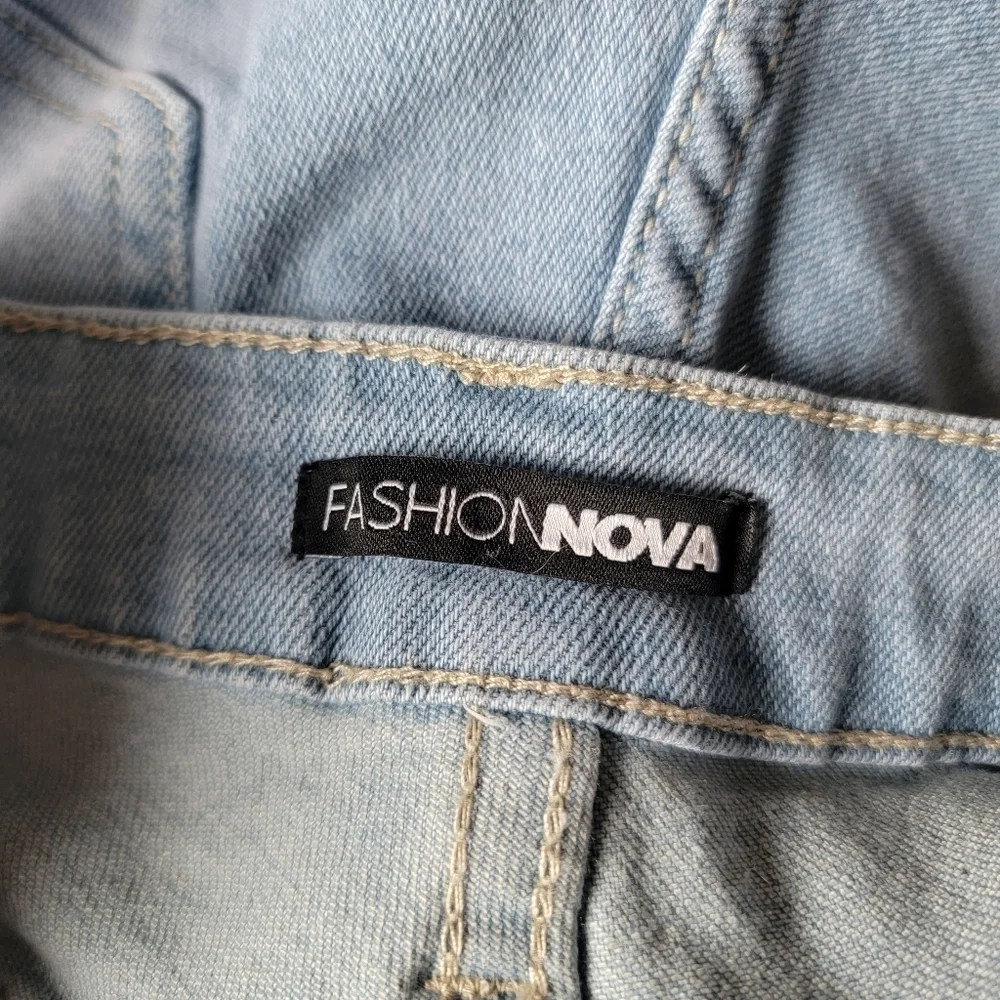 Fashion Nova Denim Jean Shorts 13